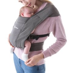 Ergobaby Embrace Neugeborenentrage - Soft Knit: Heather Grey