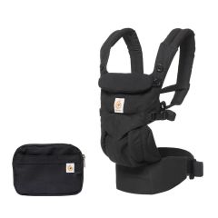 Ergobaby Omni 360-Babytrage - Cotton: Pure Black